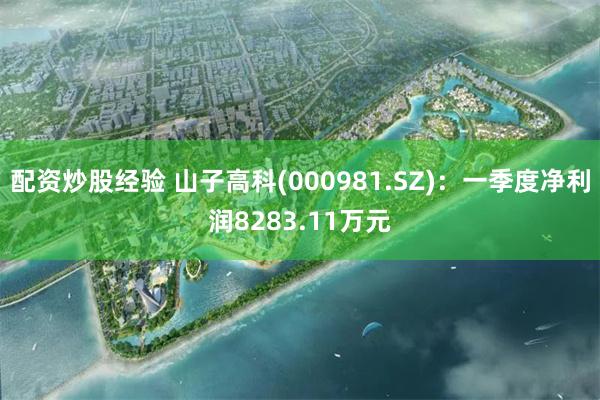 配资炒股经验 山子高科(000981.SZ)：一季度净利润8283.11万元
