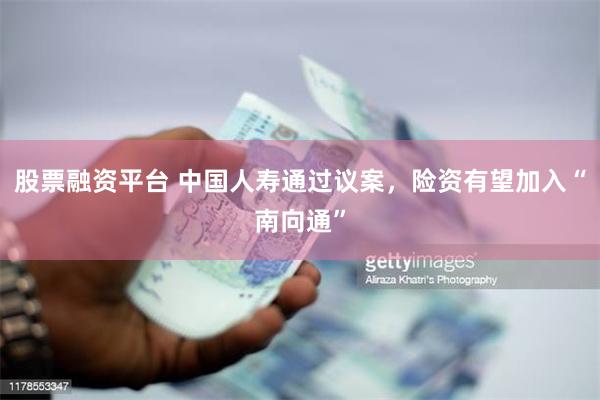 股票融资平台 中国人寿通过议案，险资有望加入“南向通”