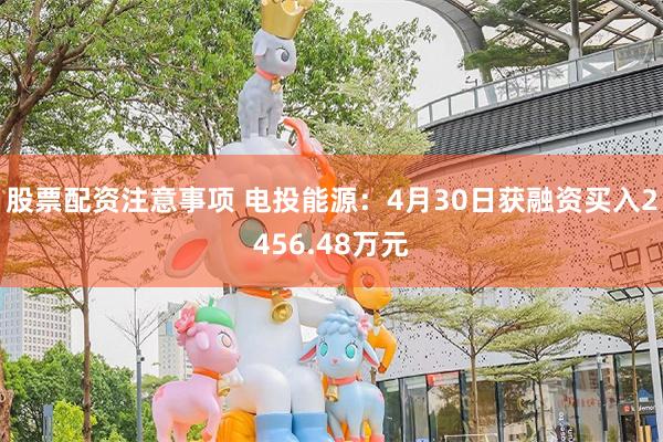 股票配资注意事项 电投能源：4月30日获融资买入2456.48万元